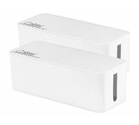 Callstel 2 boîtes de rangement pour multiprise - 40 cm
