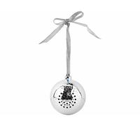 Callstel Boule de Noël avec bluetooth et haut-parleur intégré - Argent