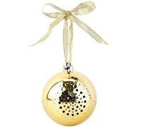 Callstel Boule de Noël avec bluetooth et haut-parleur intégré - Or