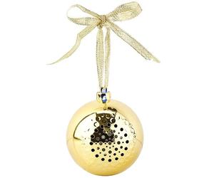 Callstel Boule de Noël avec bluetooth et haut-parleur intégré - Or