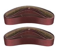 Callstick Lot de 14 bandes abrasives 50 x 686 mm - Grain 120/240/320/400/600/800/1000 - Papier abrasif en oxyde d'aluminium - Pour poncer, limer, affûter et dérouiller