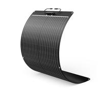 Callsun Panneau solaire flexible 50 W, 11BB 50 W 12 V, 23 % haute efficacité, ultra léger, étanche IP68, petits panneaux solaires pour camping-car, voiture, camping, bateau, surfaces courbes