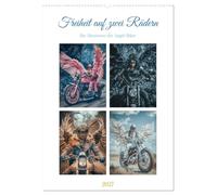 CALVENDO - Liberté sur deux roues - Les aventures des motards de pêche (calendrier mural 2027 DIN A2 haut), calendrier mensuel : les motards de pêche sont une communauté d'esprits libres et