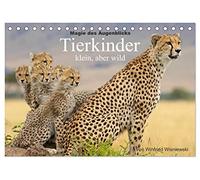 CALVENDO Magie du moment - Enfants animaux - Petit mais sauvage (calendrier de bureau 2027 DIN A5 paysage) - Calendrier mensuel : Winfried Wisniewski a des images sensibles de la vie insouciante de la