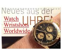 CALVENDO - Watch Wristshots Worldwide (calendrier de table 2027 DIN A5 paysage), calendrier mensuel : un must have pour tous les amateurs de montres.
