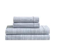 Calvin Klein - Parure de lit pour très grand lit, draps rafraîchissants et ajustés en percale de coton naturellement lisse, sensation légère, draps de lit avec taies d'oreiller et drap-housse assortis