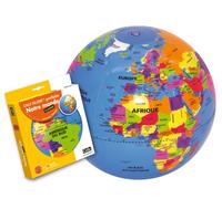Globe gonflable de 30 cm - Monde politique (4 ans et +) | Calytoys
