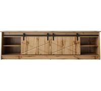 Cama RTV GRANERO Armoire 200x56.7x35 Chêne wotan, Chêne wotans, étagère à particules, Chêne wotans, étagère à particules, 3 étagères, stratifié