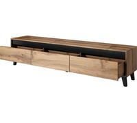 Cama RTV NORD, Chêne wotan, Panneau d'aggloméré, Chêne wotan, Panneau d'aggloméré, 3 tiroirs/tiroirs, Stratifié