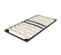 Cama sommier ergonomique à lattes avec zone lombaire renforcée 80x200 cm G