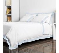 Camalisa White/Blue Taie d´Oreiller Oxford 50x70 cm