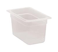 Cambro 46PP190 Lot de 6 casseroles en polypropylène Transparent 1/4