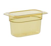 Cambro 94HP150 Amber 1/9 Taille 10,2 cm H High Heat H-Pan