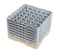 Cambro Camrack 36 Comp Lot de 2 Porte-Verres avec 6 Rallonges Beige