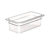 Cambro DM734 Gastronorm Poêle en polycarbonate Transparent 1/3 100 mm