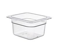 Cambro DM752 Gastronorm Poêle en polycarbonate Transparent 1/6 100 mm