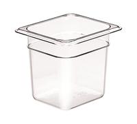 Cambro DM753 Gastronorm Poêle en polycarbonate Transparent 1/6 150 mm