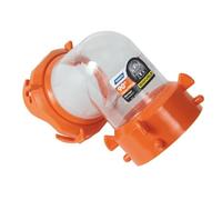 Camco 39857 RhinoFlex Raccord Transparent pivotant à 90 degrés pour Tuyau d’égout.