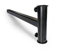 Camco Porte-parapluie durable à fixation d'attelage - Prend en charge solidement les grands parapluies de terrasse et d'extérieur sur votre attelage, idéal pour les voyages, le hayon et les événements