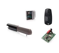 CAME ATI A5000A vérin électrique pour portail battant aluminium avec un seul battant Kit minimum de motorisation portail avec armoire de commande et accessoires de radiocommande