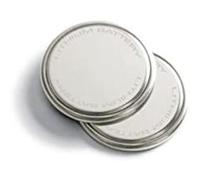 CAME cmc001p3vb piles Lithium 3 V DC Type CR1620, 2 pièces