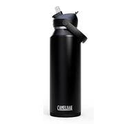 Camelbak - Bouteille isotherme Thrive Flip Straw, acier inoxydable, Bouteille, Noir, 1.2 L
