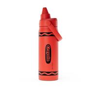 CamelBak Crayola Chug Bouteille d'eau en acier inoxydable Rouge 473 ml | Couvercle à bec isotherme en acier inoxydable durable, base de protection en silicone, facile à transporter