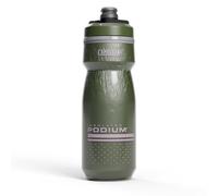 Camelbak Bouteille d'eau isotherme pour vélo Podium Chill 621 ml – Facile à presser – Vert foncé