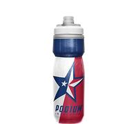 CamelBak Podium Chill Bouteille d'eau isotherme pour vélo - Facile à presser - S'adapte à la plupart des cages de vélo - 621 ml, Texas