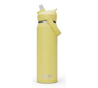 CamelBak Thrive Bouteille d'eau isotherme en acier inoxydable avec paille à rabat - 750 ml - Jaune fleuri