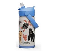 CamelBak Thrive Flip Straw Bouteille d'eau pour enfants 355 ml - Acier inoxydable isotherme, protège nos amis