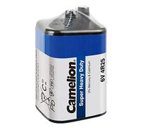 Camelion 10110125 Super Heavy Duty Batterie (4R25, 6 Volt Block, 9 Ah, SP1, geeignet für Baustellenlampe) blau