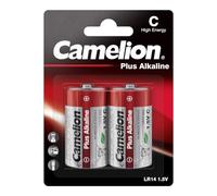 Camelion 11000214 Pack de 2 Piles Alkaline Plus LR14 C Bébé