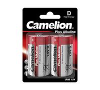 CAMELION 11000220 Pack de 2 Piles Alkaline Plus LR20 D Mono, 1 Unité