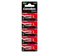 Camelion Piles alcalines A23 (V23GA/MN21/LR23A) 12V 55 mAh – Pack de 5