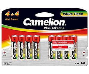 Camelion 11044806 - Plus Alkaline Batterien LR6 / AA / Mignon, 8er