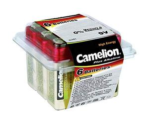 Camelion 11100622 Plus Alkaline Batterien Box 6LF22/ 9Volt Block/ 6er Pack