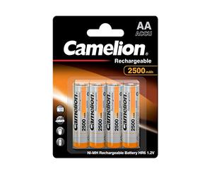 Camelion 17025406 Batterie rechargeable 4 accus R06 / AA / 2500 mAh sous blister