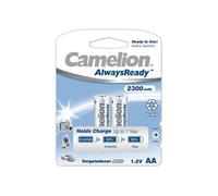 Camelion Pile préchargée NiMH Always Ready AA LR6 2300 mAh - 2 pièces