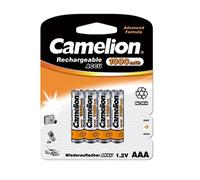 4 Piles Rechargeables AAA / HR03 1000mAh Camelion
