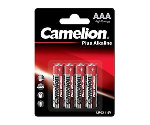 Camelion 59820 Pack de 4 Piles Alkaline universel LR3/AAA 1,5 V 1100 mAh
