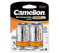 Camelion Piles rechargeables D HR20 10000 mAh NiMH – 2 piles