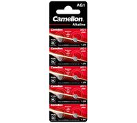 10 Piles AG1 / LR621 / 364 / 164 / LR60 Camelion Alcaline 1,5V