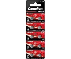 Camelion AG6/LR69/LR921/371 Pack de 10 Piles jetables pour Appareil Photo