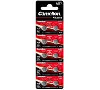 Camelion Piles AG7/LR57/LR926/395/399/195 Alcaline 1,5V – Lot de 10