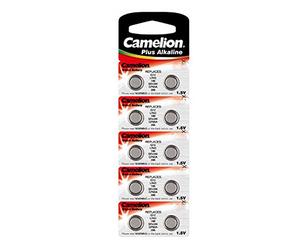 Camelion AG9/LR45/LR936/394 Pack de 10 Piles jetables pour Appareil Photo