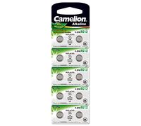Camelion Lot de 10 Piles Bouton alcalines AG12 LR43 1,5 V