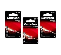 Camelion Lot de 3 Piles Alcaline Plus 6v 4LR44 1414A