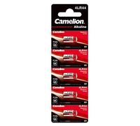 CAMELION - Lot de 5 piles alcalines 4LR44 6V (sans mercure)