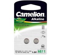 CAMELION Pack 2 Piles Bouton AG11/LR721/362/162